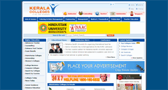Desktop Screenshot of kerala-colleges.com